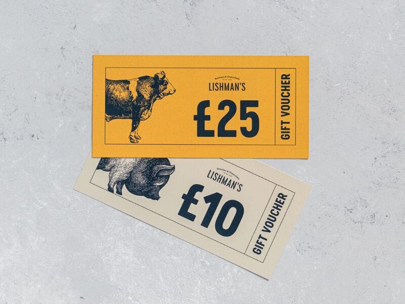 Lishman's *In Store* Voucher £25